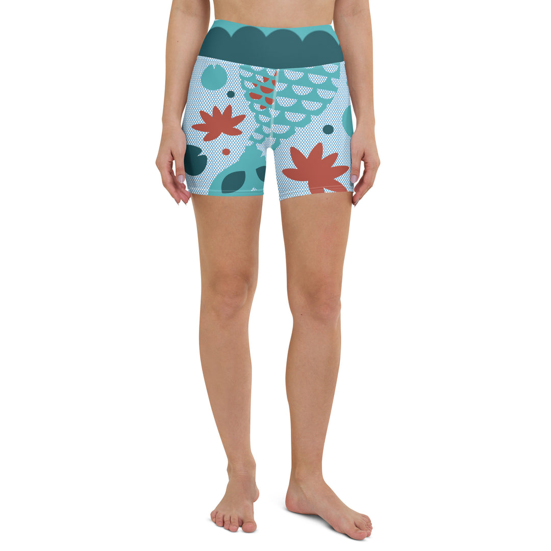 Mermaid Tail Yoga Shorts Instant Costume