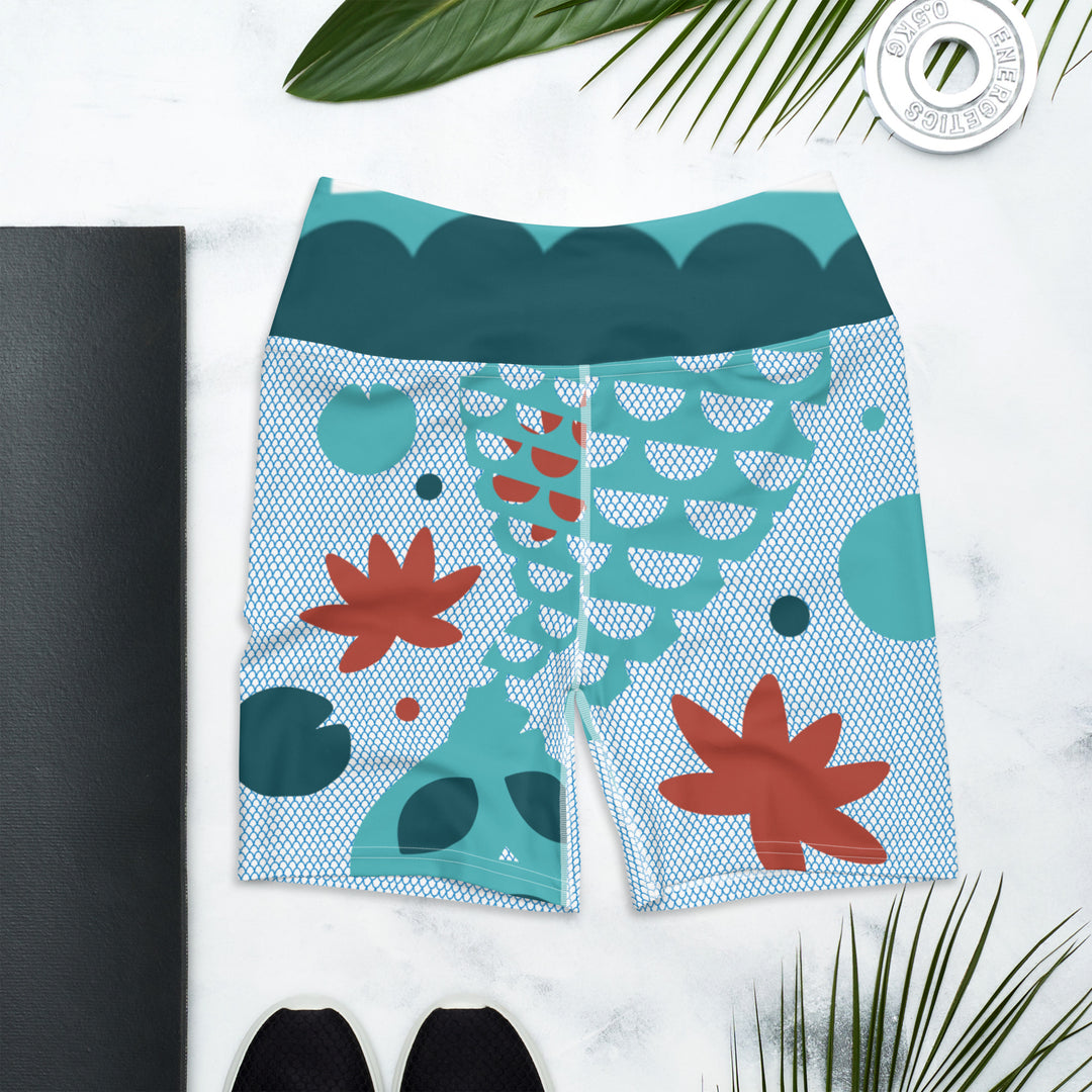 Mermaid Tail Yoga Shorts Instant Costume