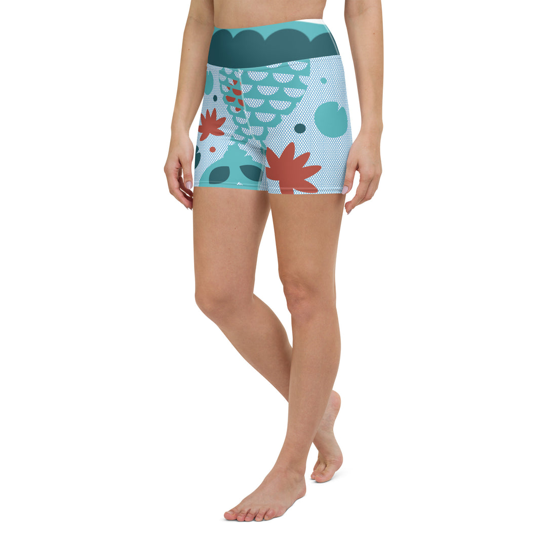 Mermaid Tail Yoga Shorts Instant Costume