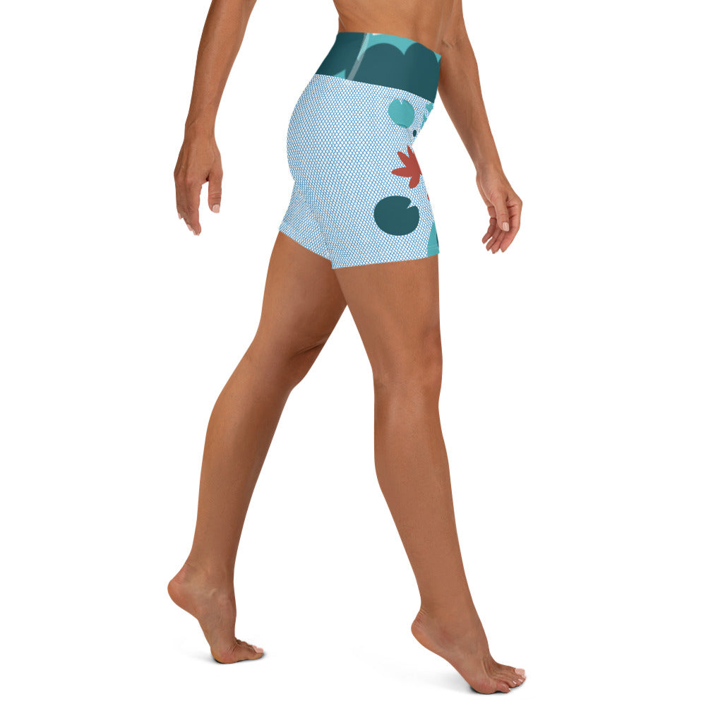 Mermaid Tail Yoga Shorts Instant Costume