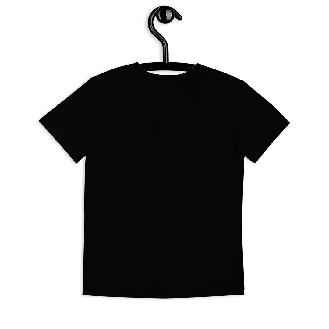 Purple Bat Halloween Youth crew neck t-shirt