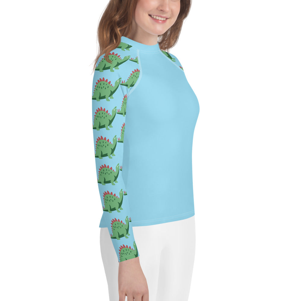 Dinosaur Youth Rash Guard