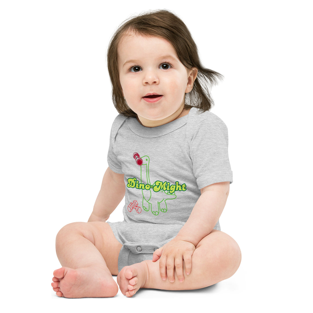 Dino-Might  Baby short sleeve one piece