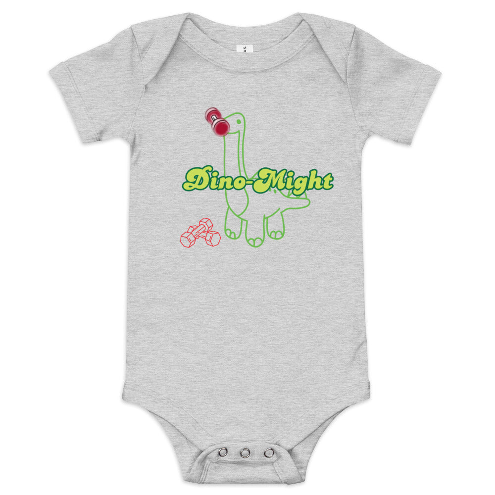 Dino-Might  Baby short sleeve one piece