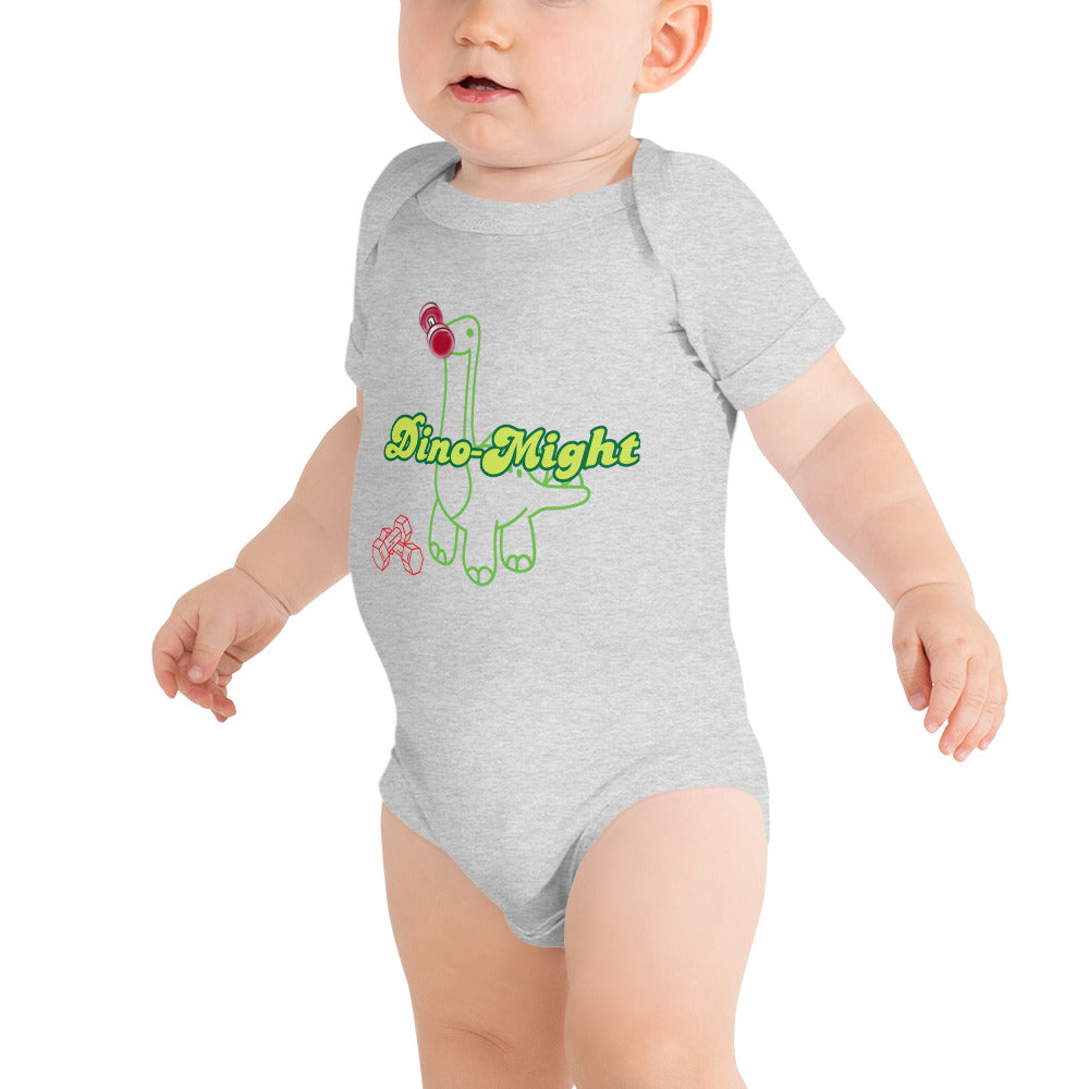 Dino-Might  Baby short sleeve one piece