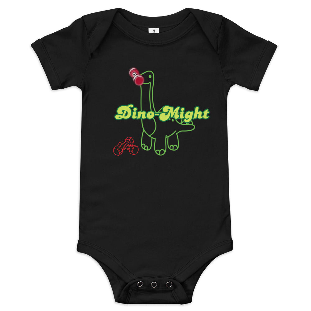Dino-Might  Baby short sleeve one piece