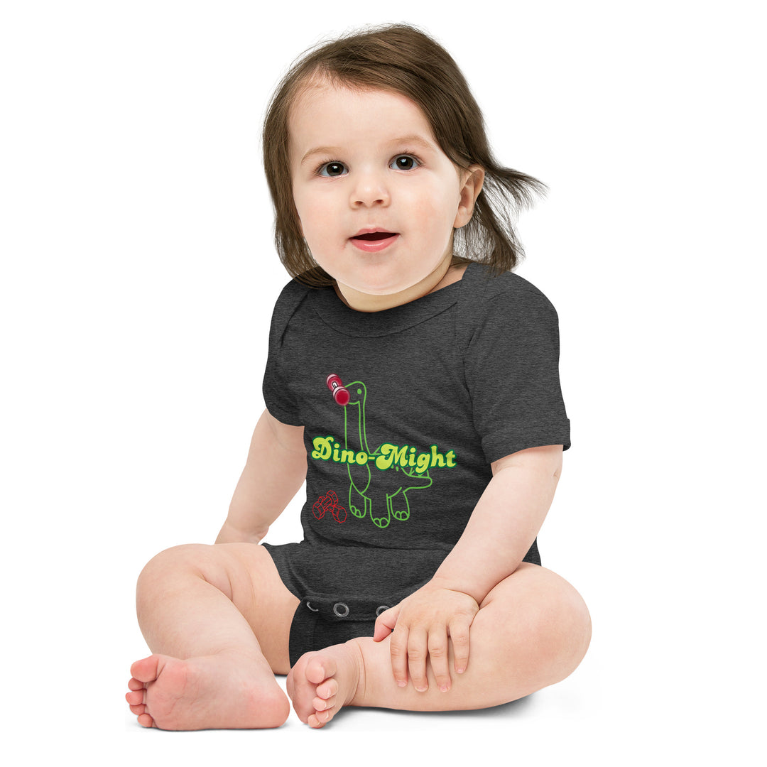 Dino-Might  Baby short sleeve one piece
