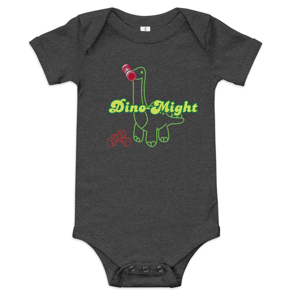 Dino-Might  Baby short sleeve one piece