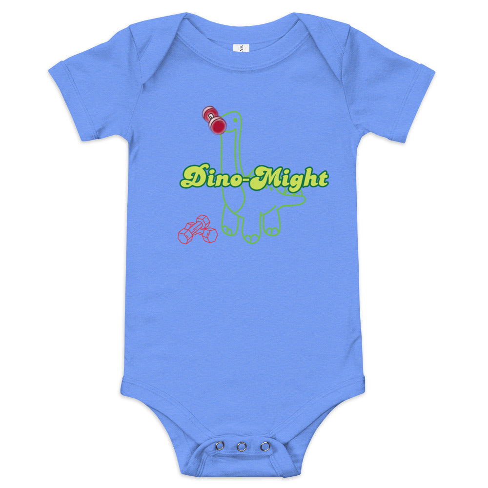 Dino-Might  Baby short sleeve one piece