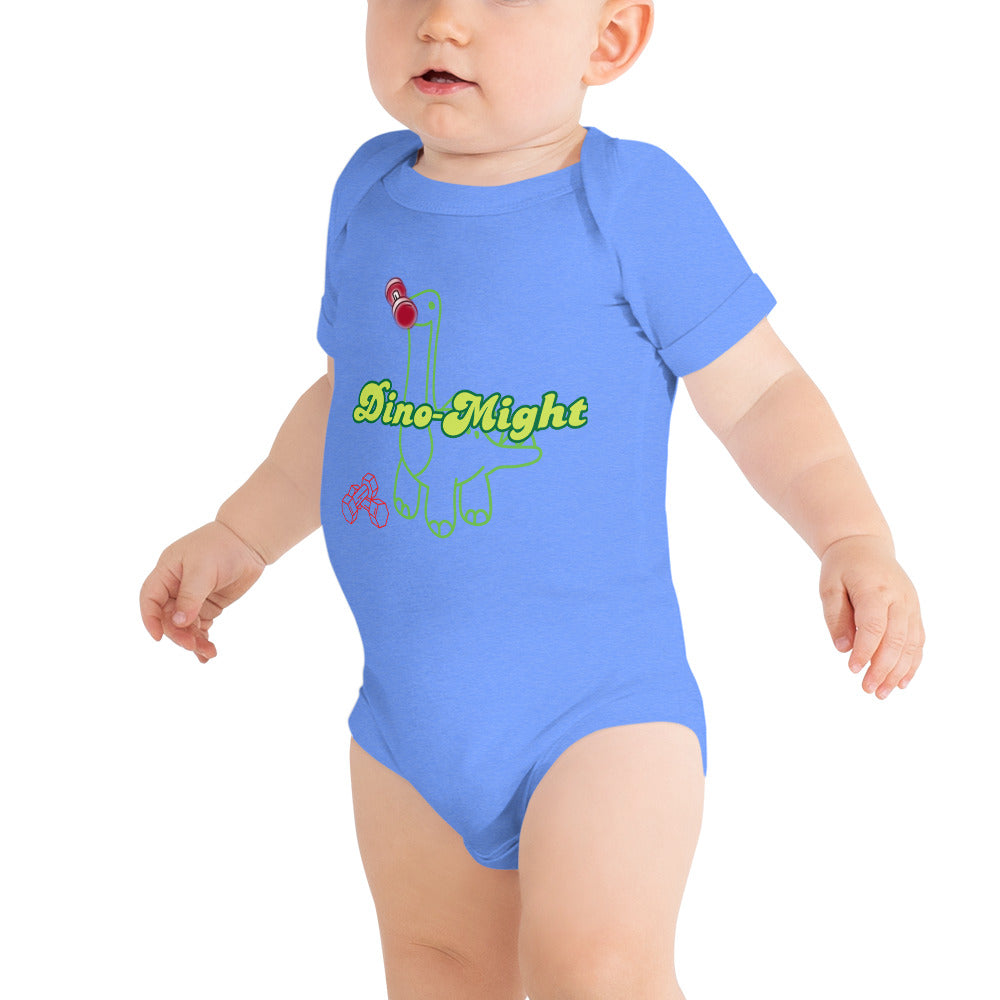 Dino-Might  Baby short sleeve one piece