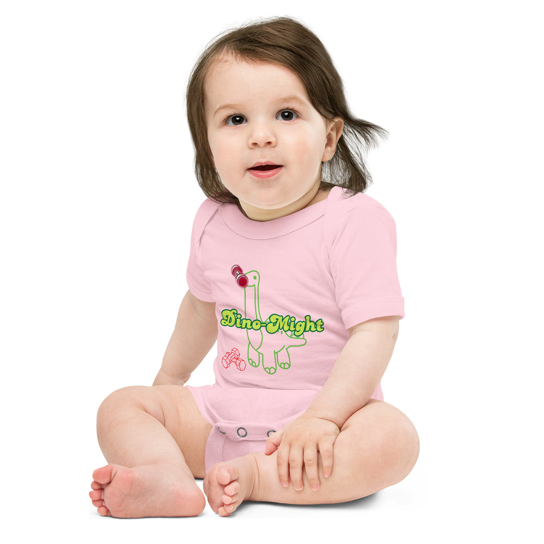 Dino-Might  Baby short sleeve one piece