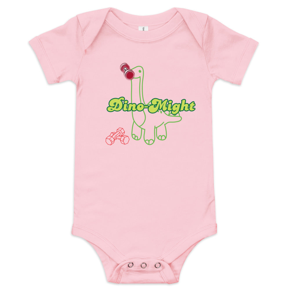 Dino-Might  Baby short sleeve one piece