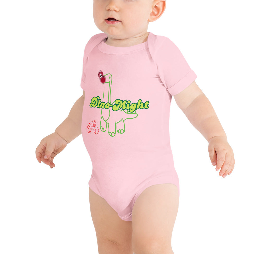 Dino-Might  Baby short sleeve one piece