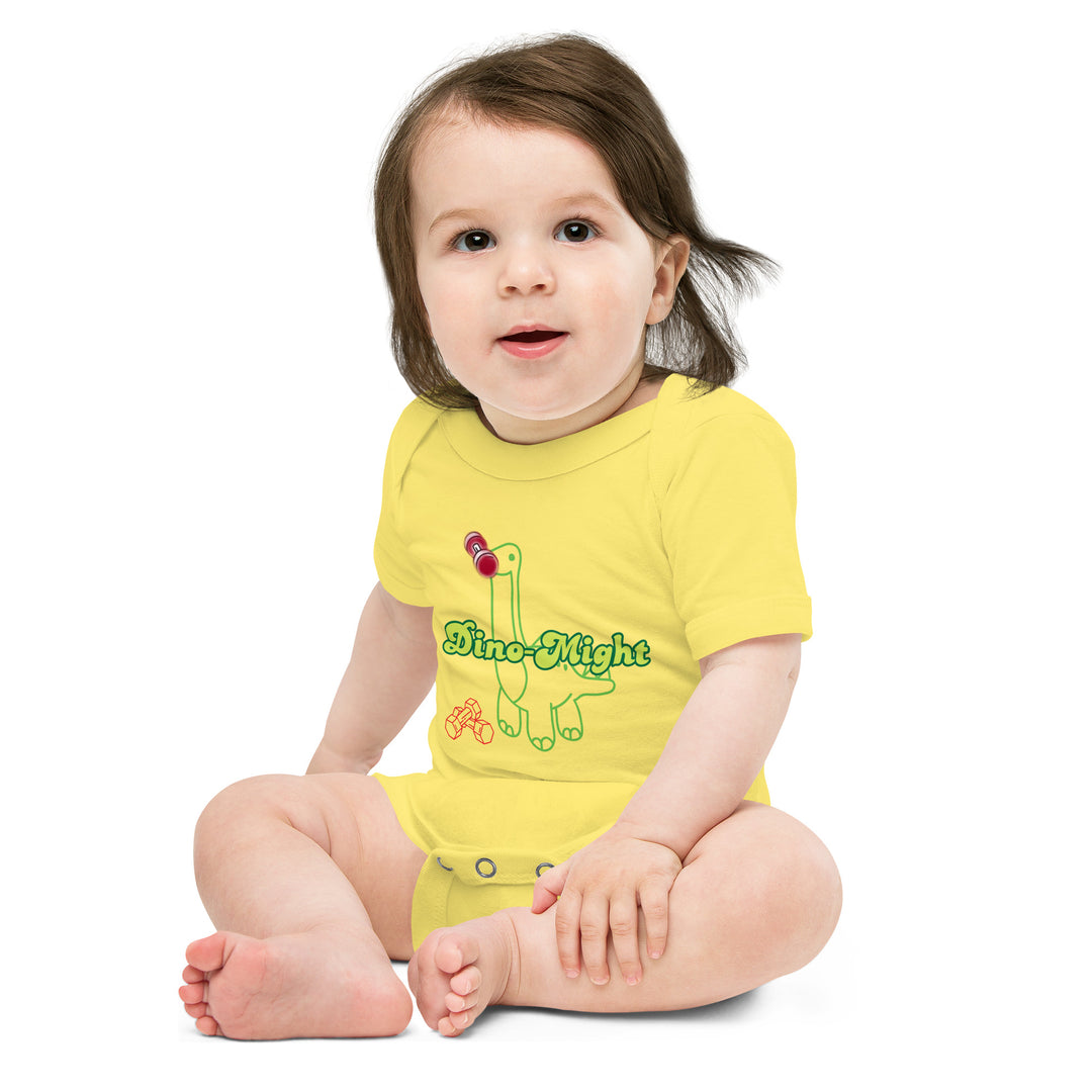 Dino-Might  Baby short sleeve one piece