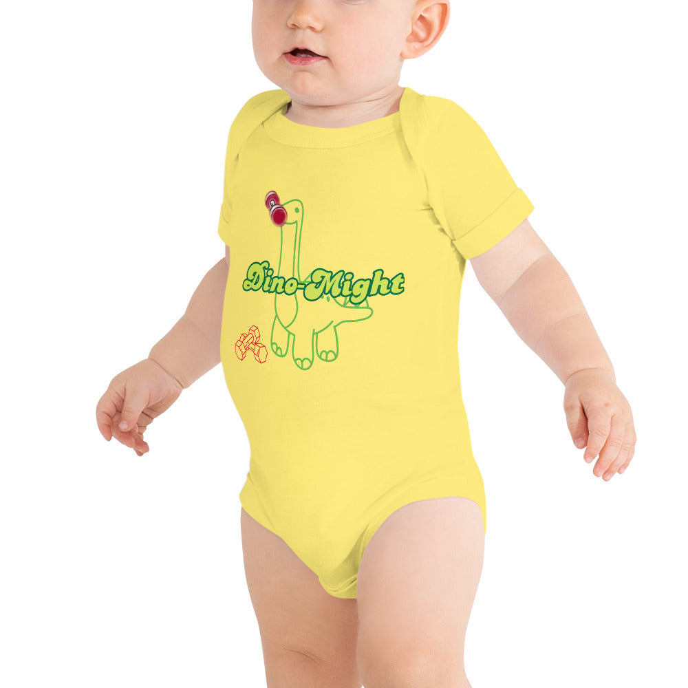 Dino-Might  Baby short sleeve one piece