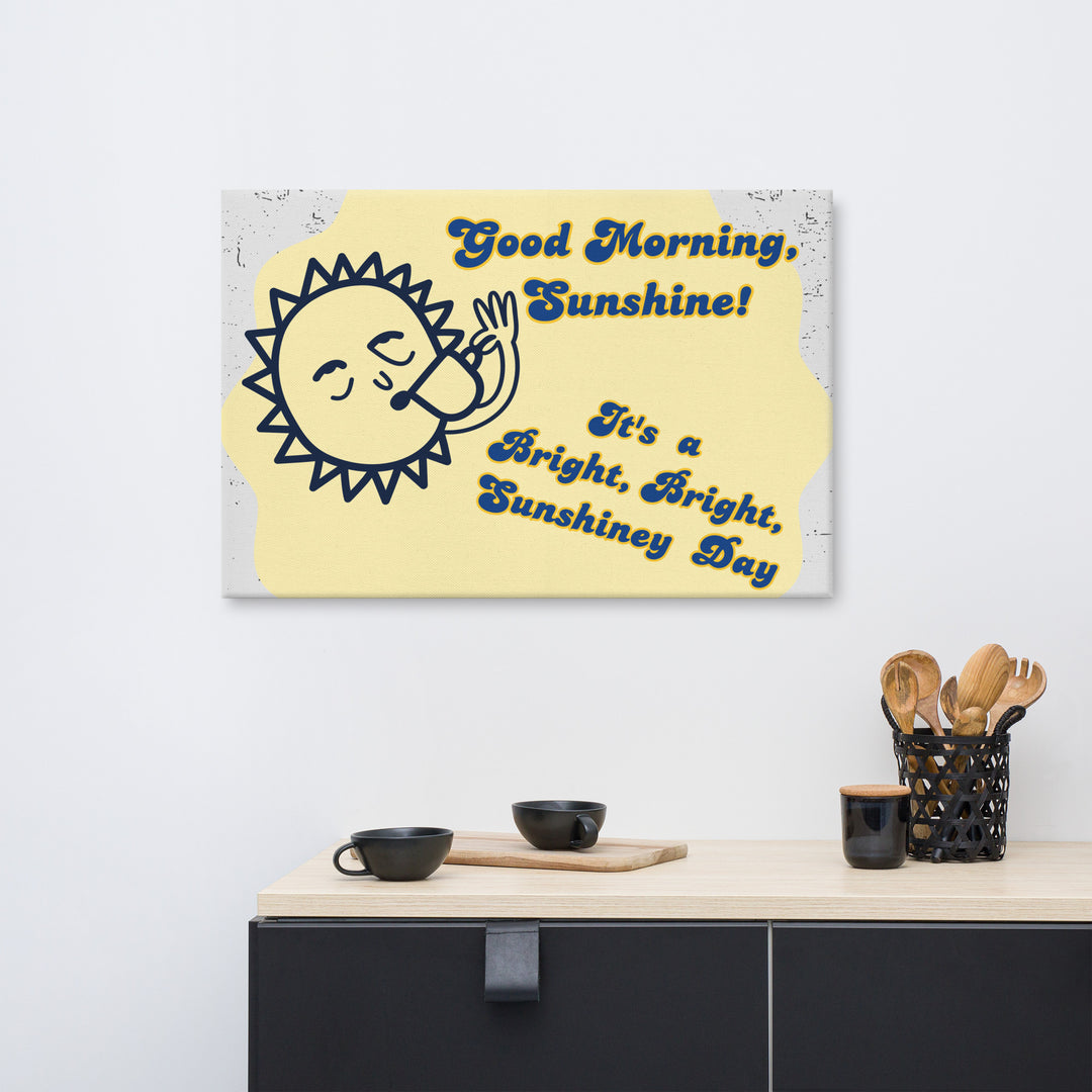 Bright Sunshiney Day , Coffee Center Canvas