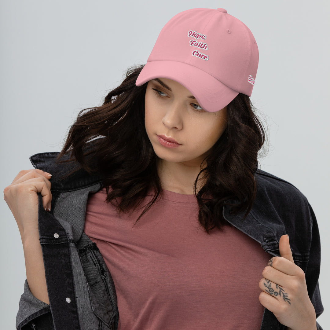 Breast Cancer Awareness,  Hope,cureDad hat