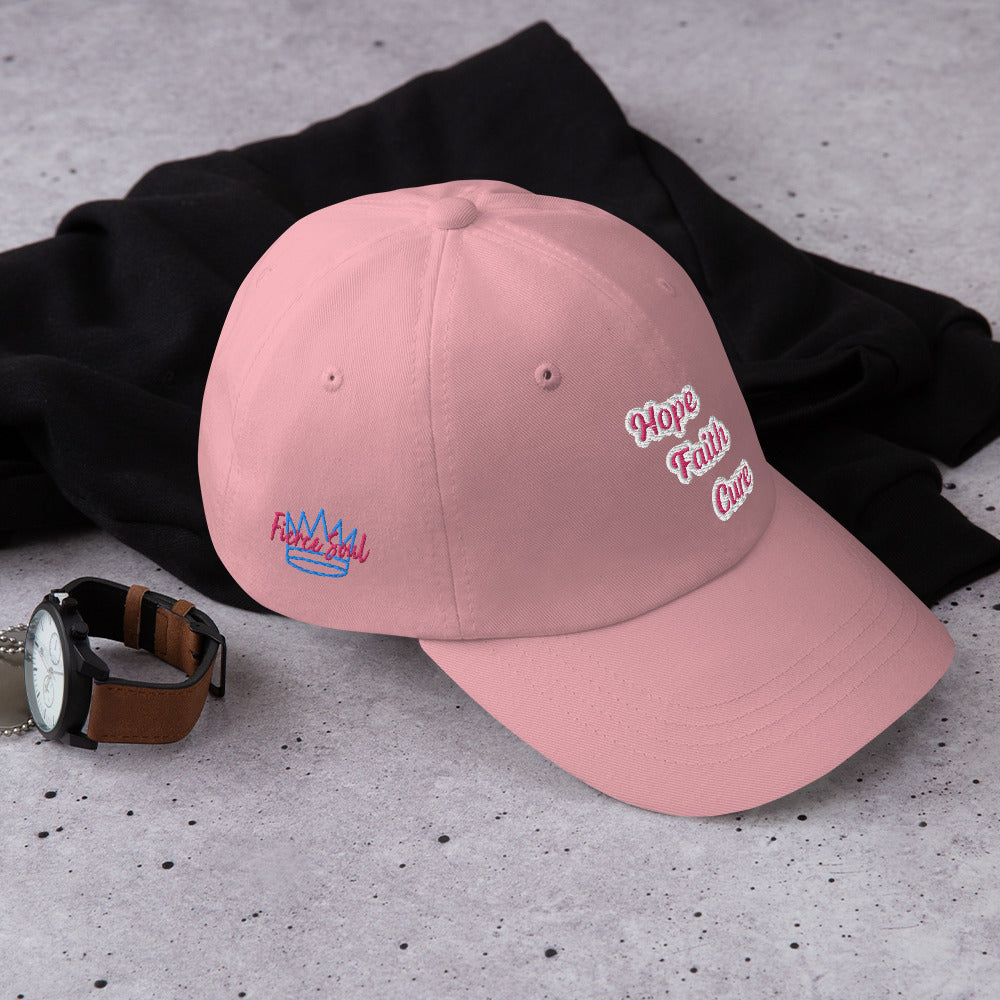 Breast Cancer Awareness,  Hope,cureDad hat