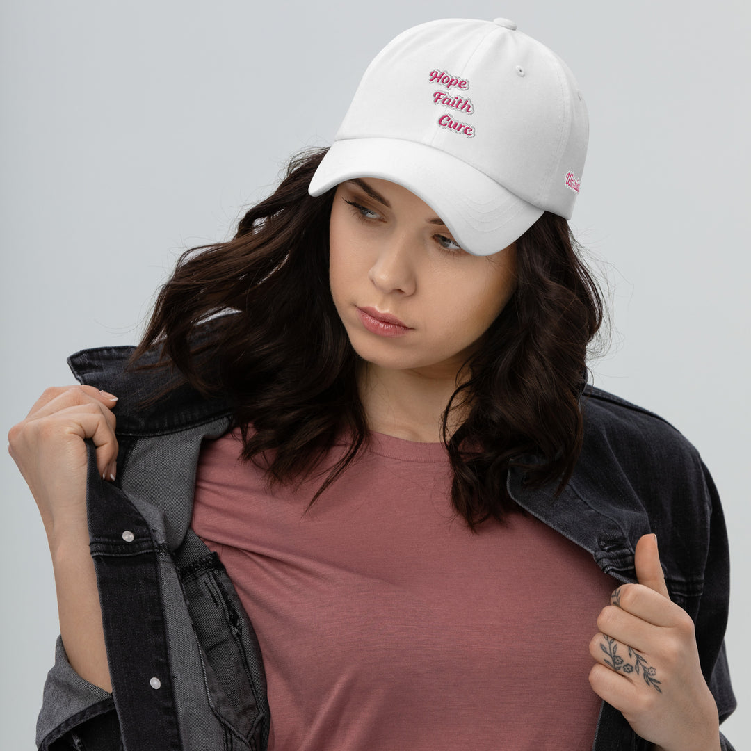 Breast Cancer Awareness,  Hope,cureDad hat