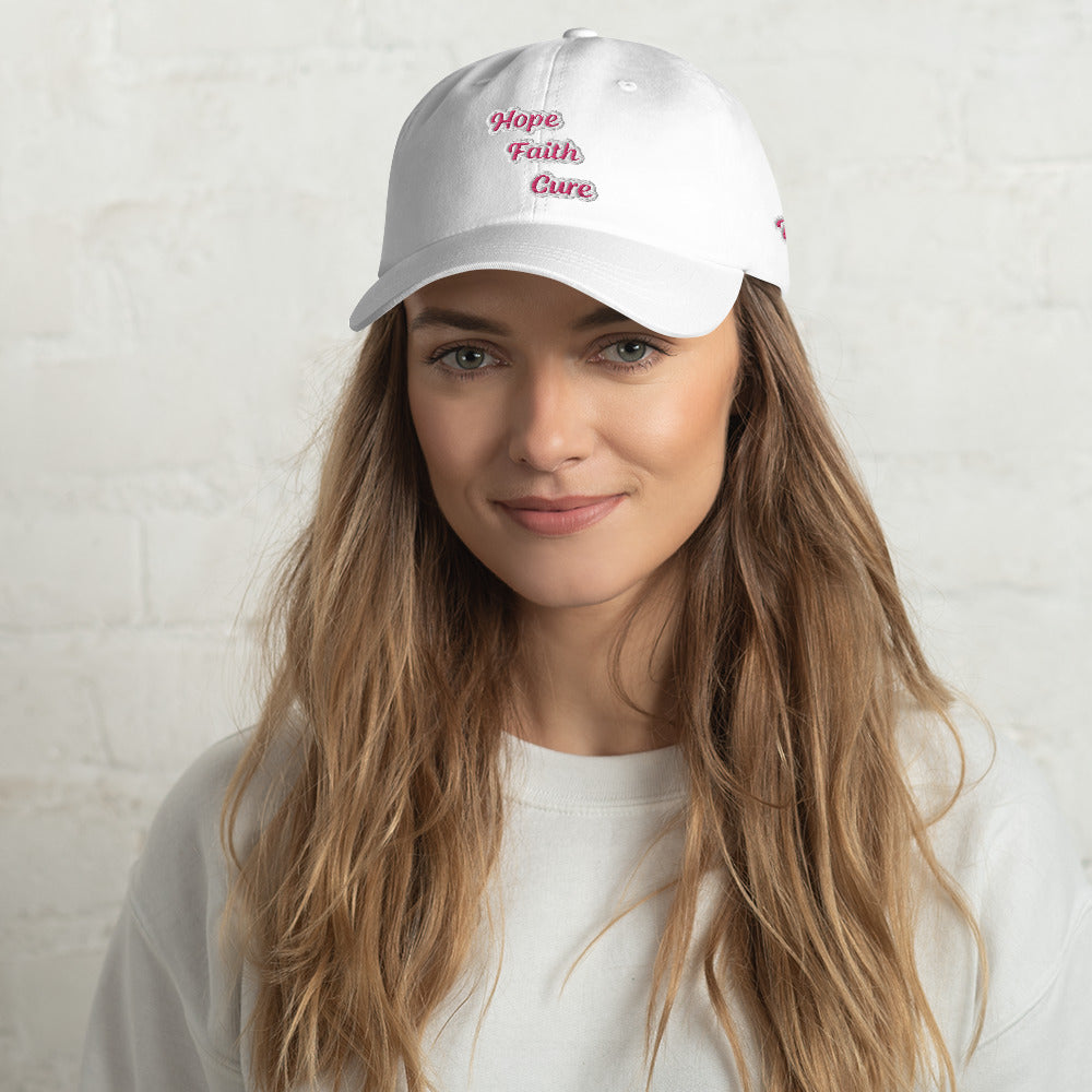 Breast Cancer Awareness,  Hope,cureDad hat