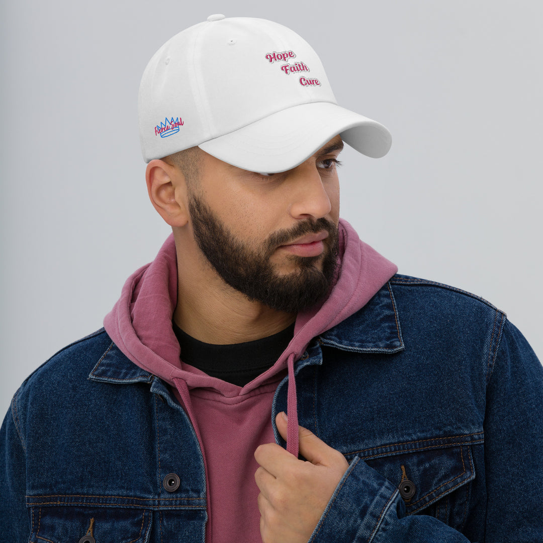 Breast Cancer Awareness,  Hope,cureDad hat