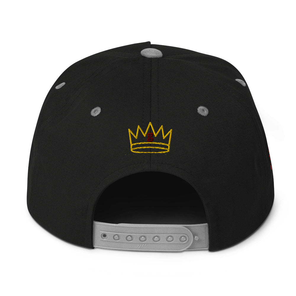 Crowned Fierce Soul Flat Bill Cap