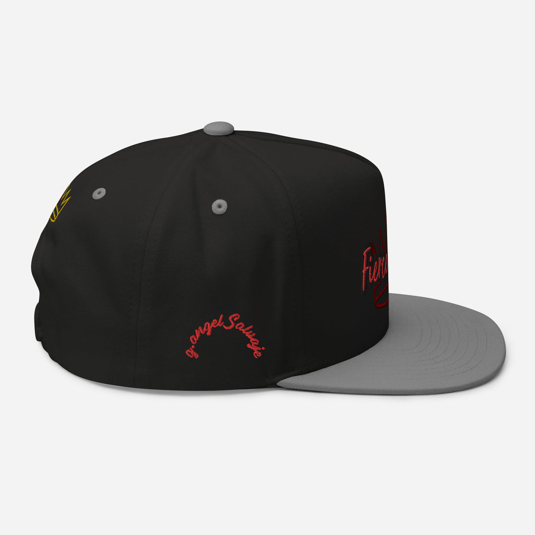 Crowned Fierce Soul Flat Bill Cap