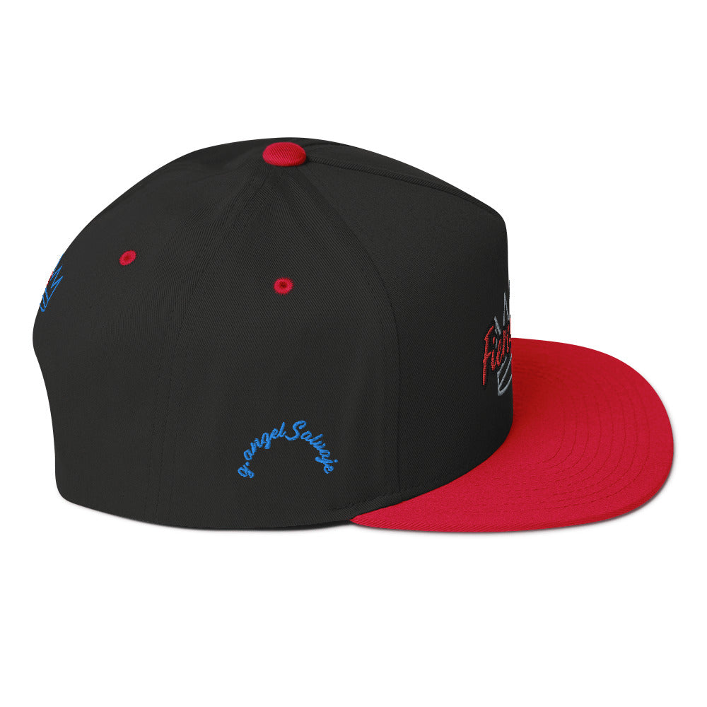 Crowned Fierce Soul Flat Bill Cap
