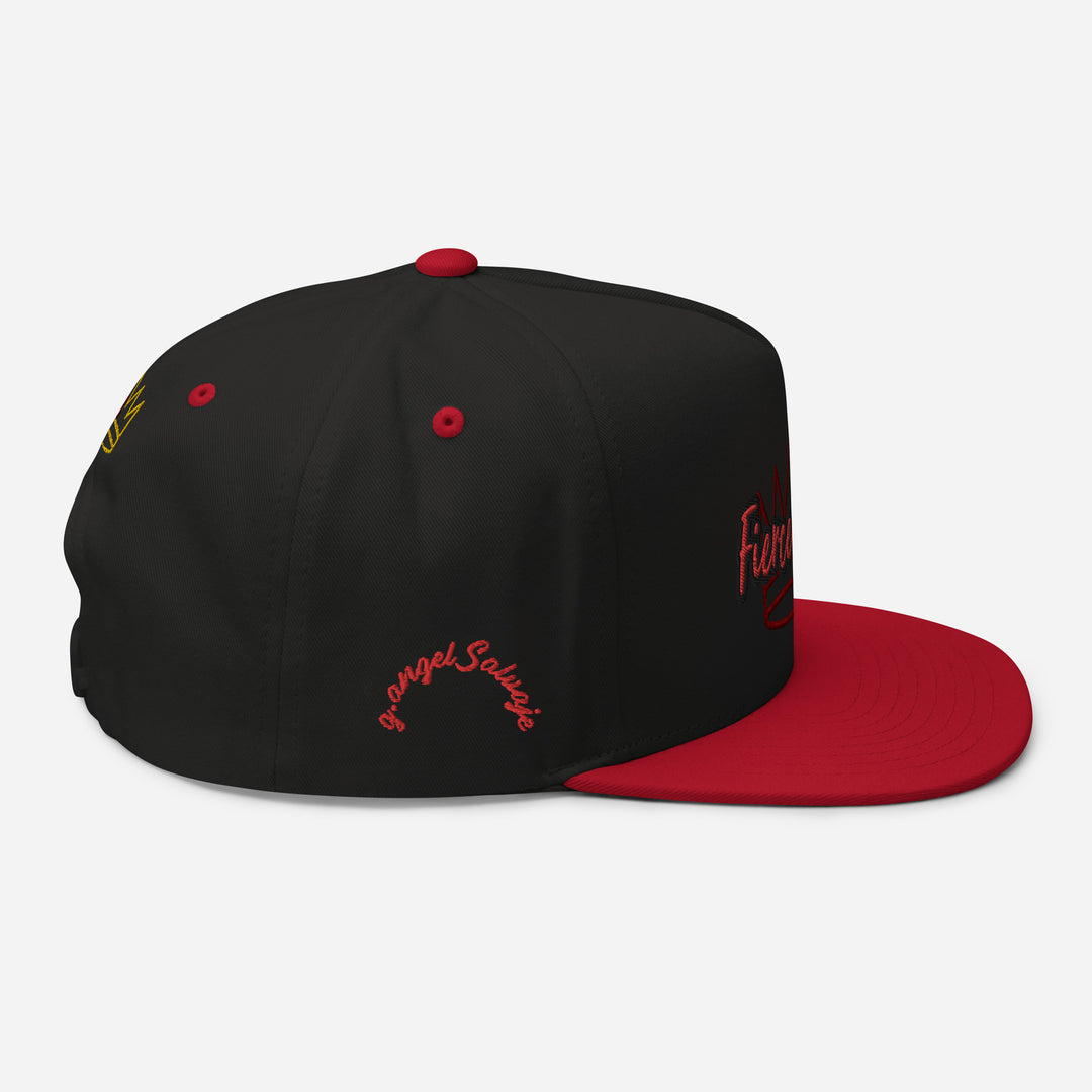 Crowned Fierce Soul Flat Bill Cap