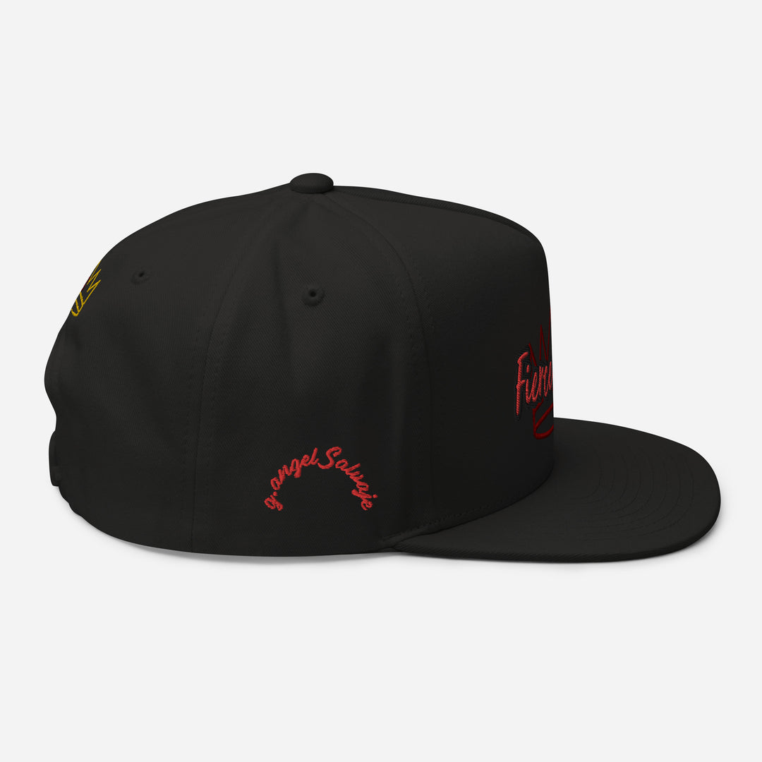 Crowned Fierce Soul Flat Bill Cap