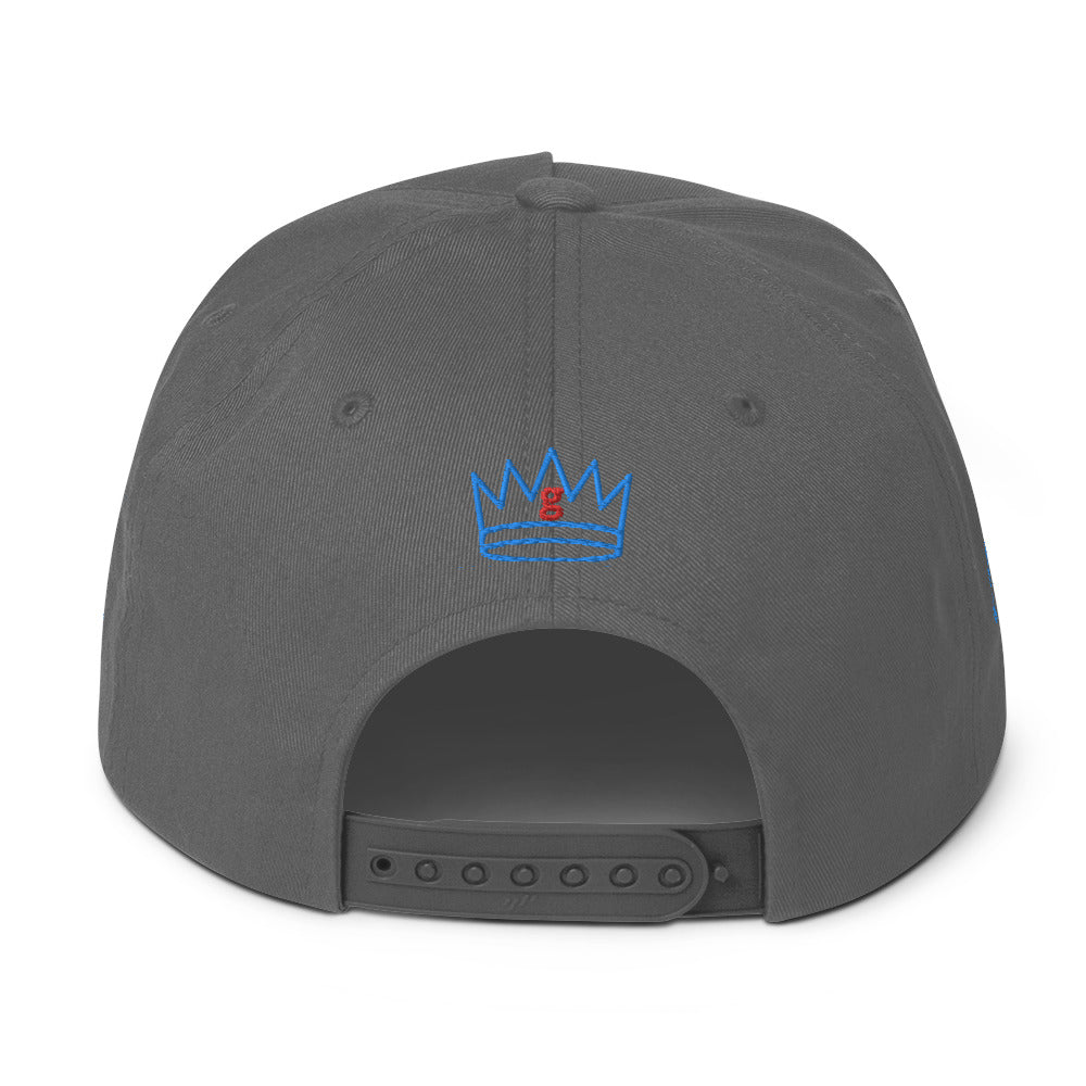Crowned Fierce Soul Flat Bill Cap