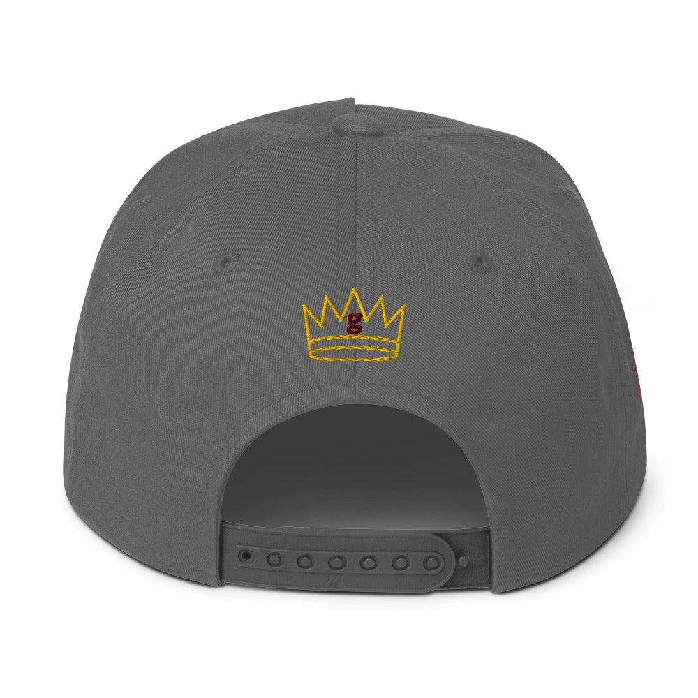 Crowned Fierce Soul Flat Bill Cap