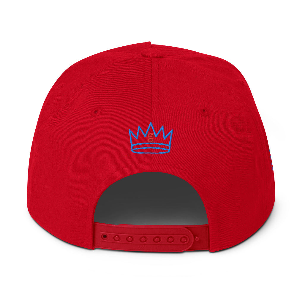 Crowned Fierce Soul Flat Bill Cap