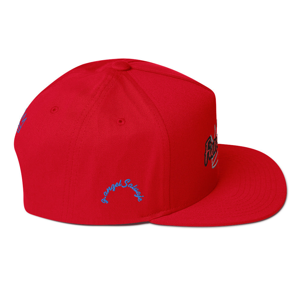 Crowned Fierce Soul Flat Bill Cap