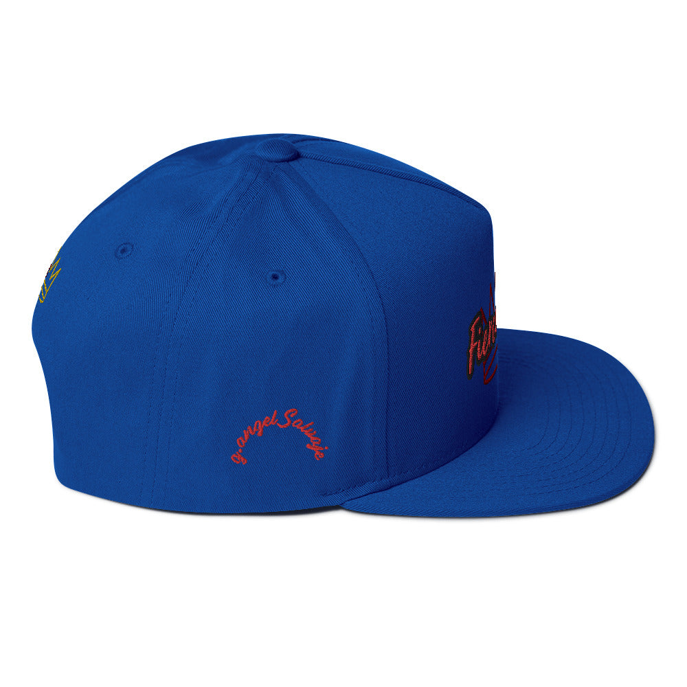 Crowned Fierce Soul Flat Bill Cap
