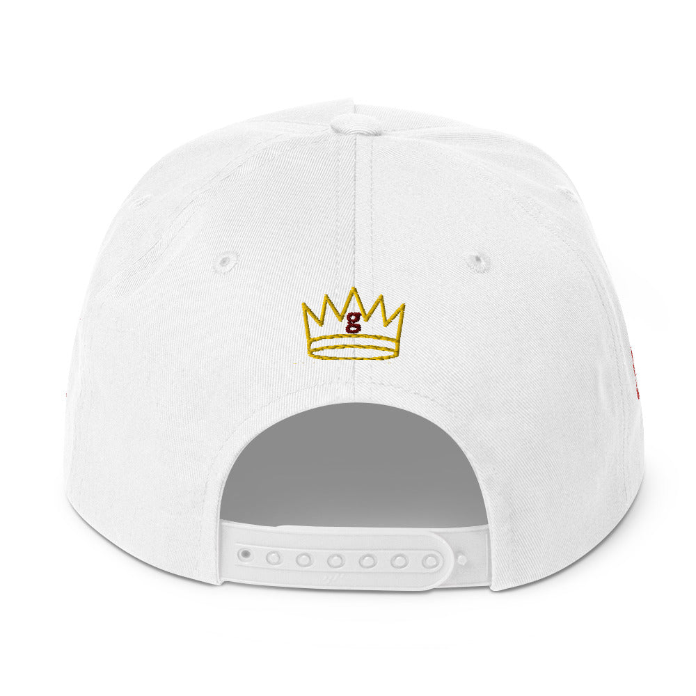 Crowned Fierce Soul Flat Bill Cap