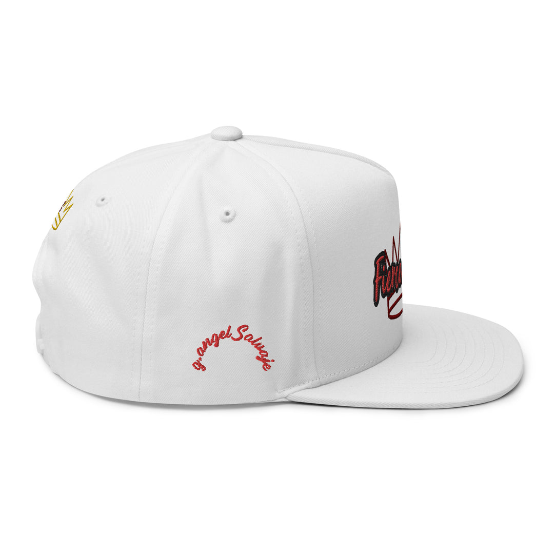 Crowned Fierce Soul Flat Bill Cap