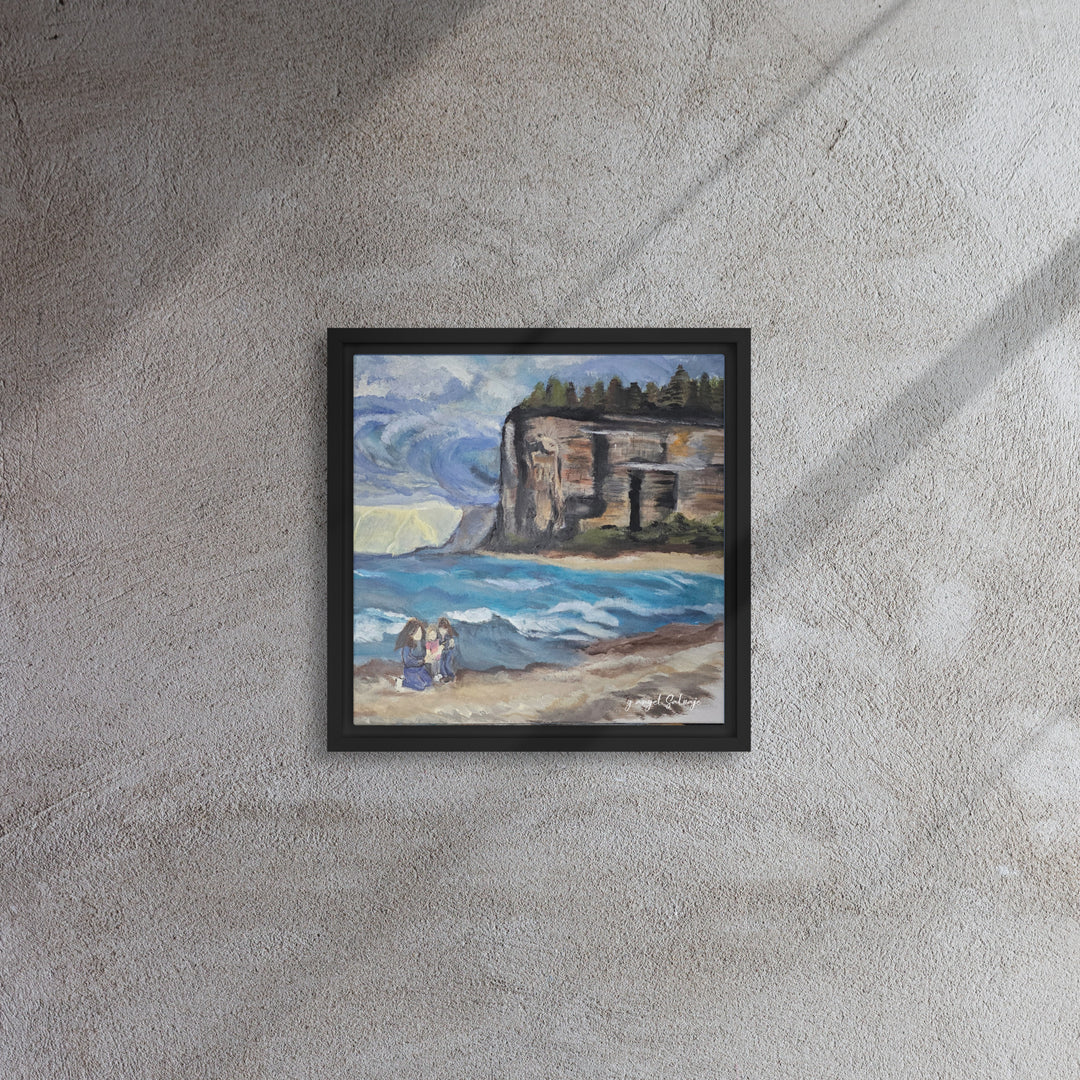 At All Costs Framed canvas