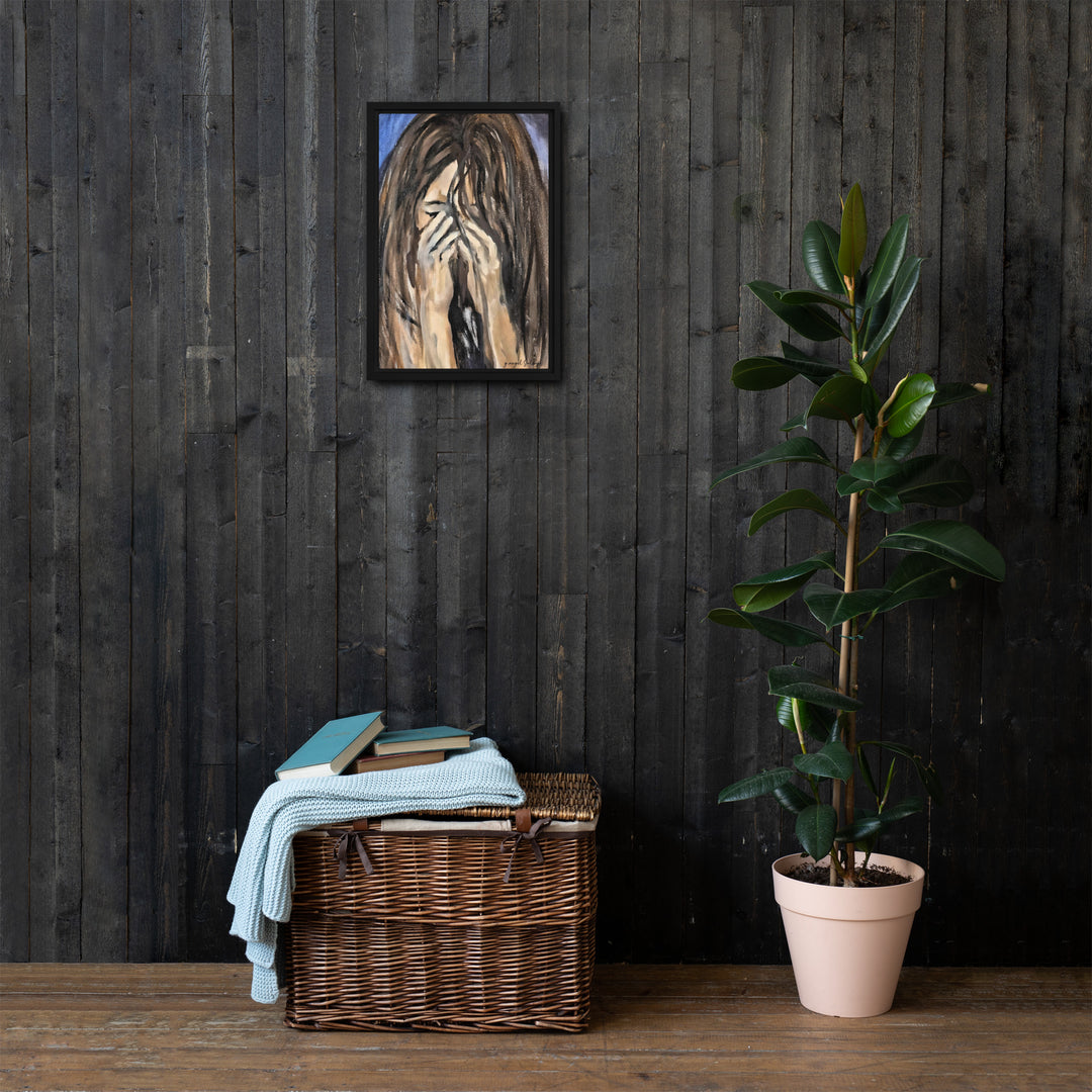 Truth Teller Framed canvas