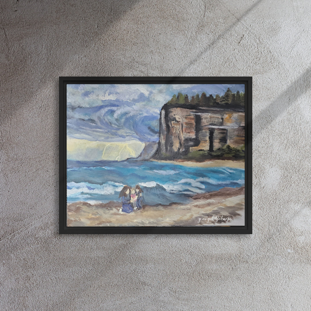 At All Costs Framed canvas