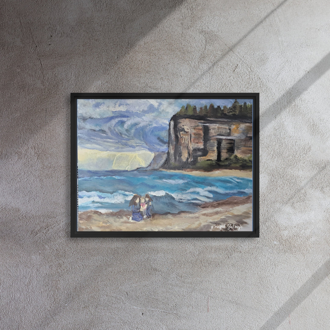 At All Costs Framed canvas