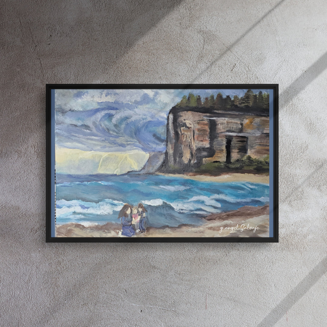 At All Costs Framed canvas