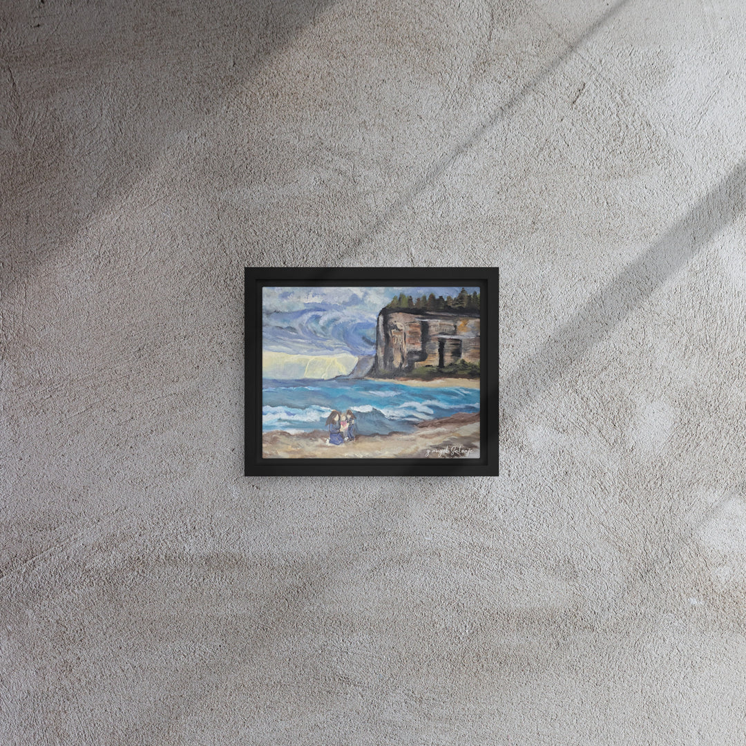 At All Costs Framed canvas