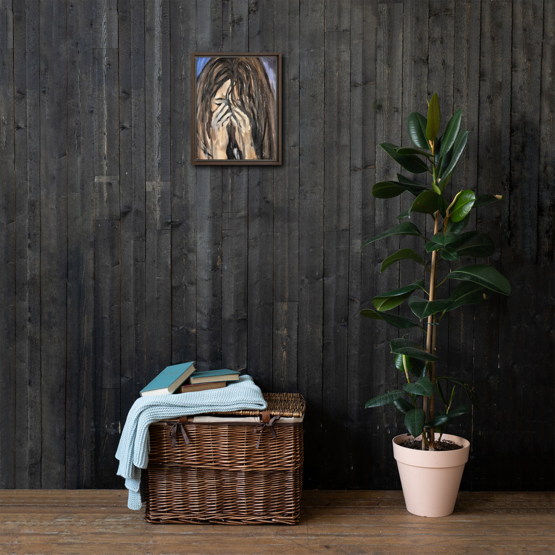 Truth Teller Framed canvas
