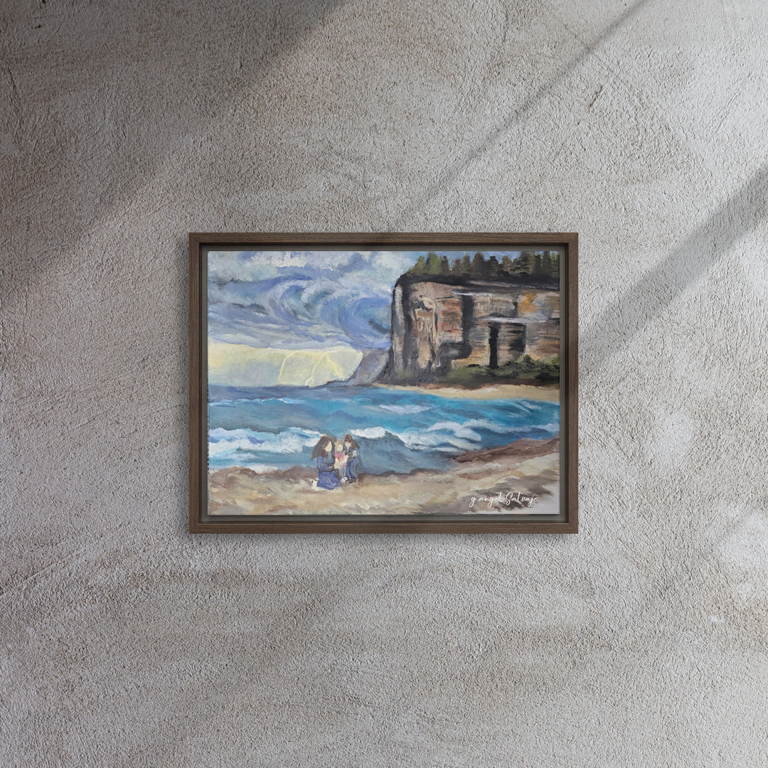 At All Costs Framed canvas