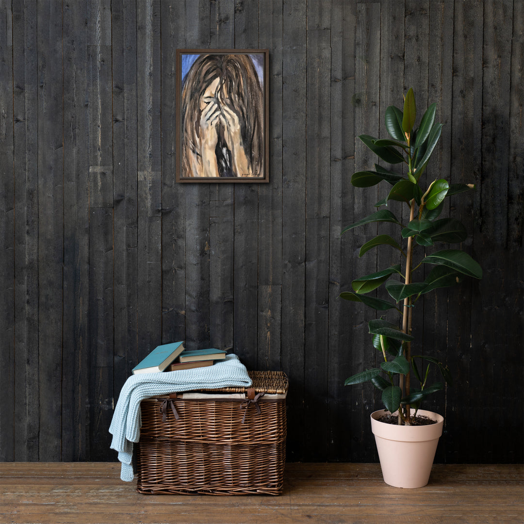 Truth Teller Framed canvas