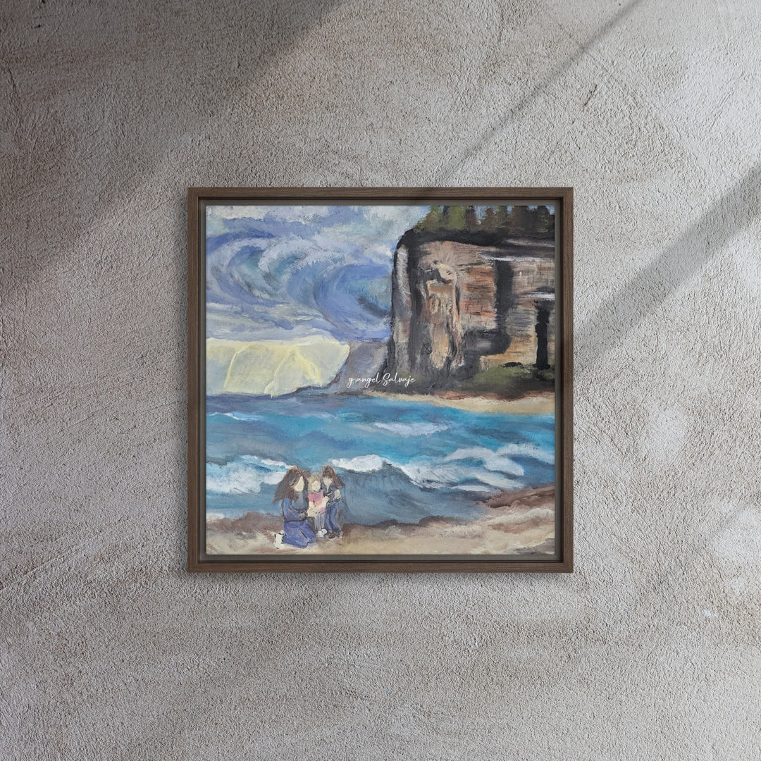 At All Costs Framed canvas