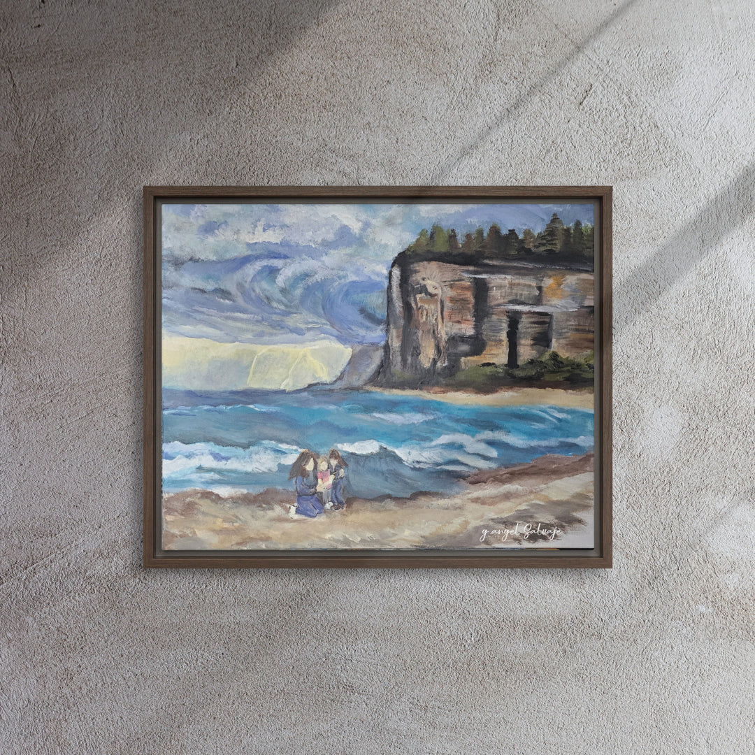 At All Costs Framed canvas