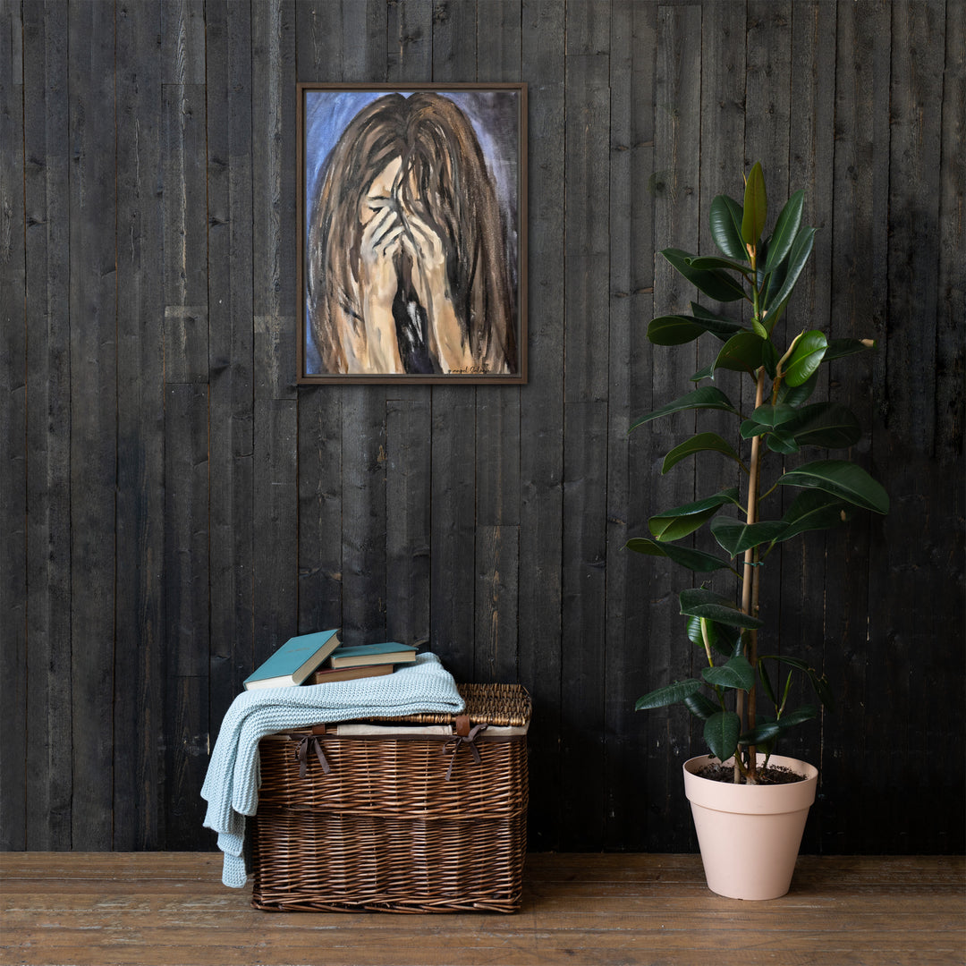 Truth Teller Framed canvas