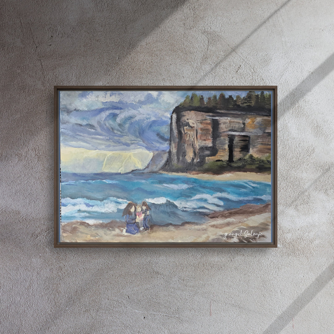 At All Costs Framed canvas